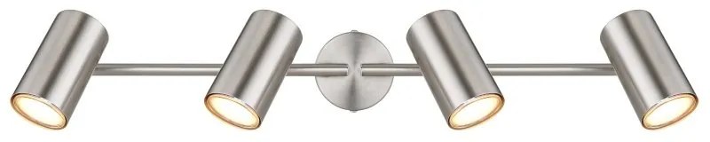 Plafoniera cu 4 Spoturi directionabile ALLVI nickel