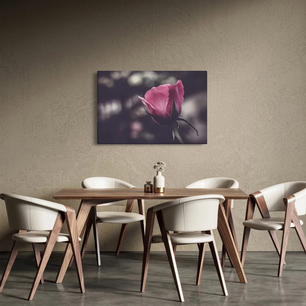 Tablou - Detaliu florii de trandafir (90x60 cm)