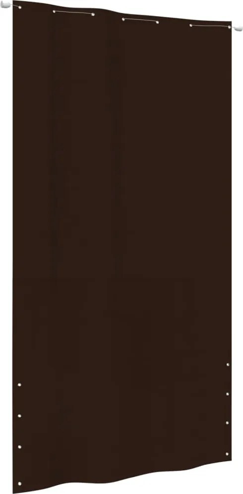 vidaXL Paravan de balcon, maro, 140 x 240 cm, țesătură oxford