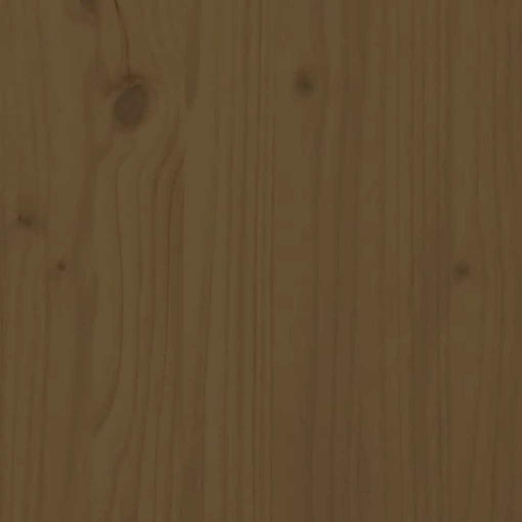 Cadru de pat Super King 6FT, maro, 180x200 cm, lemn masiv maro miere, 180 x 200 cm