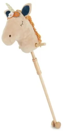 Căluț de jucărie pe băț Bieco MAGIC inorog