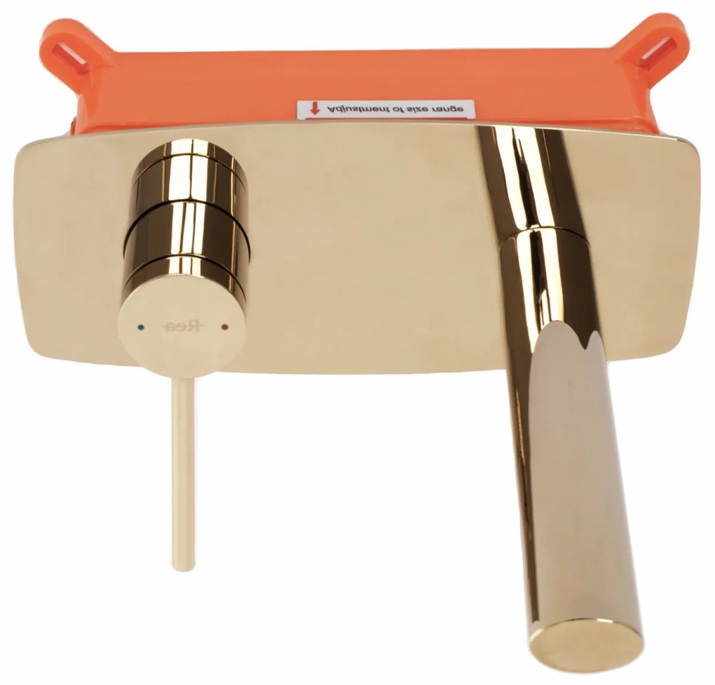 Baterie incastrata Oval aurie