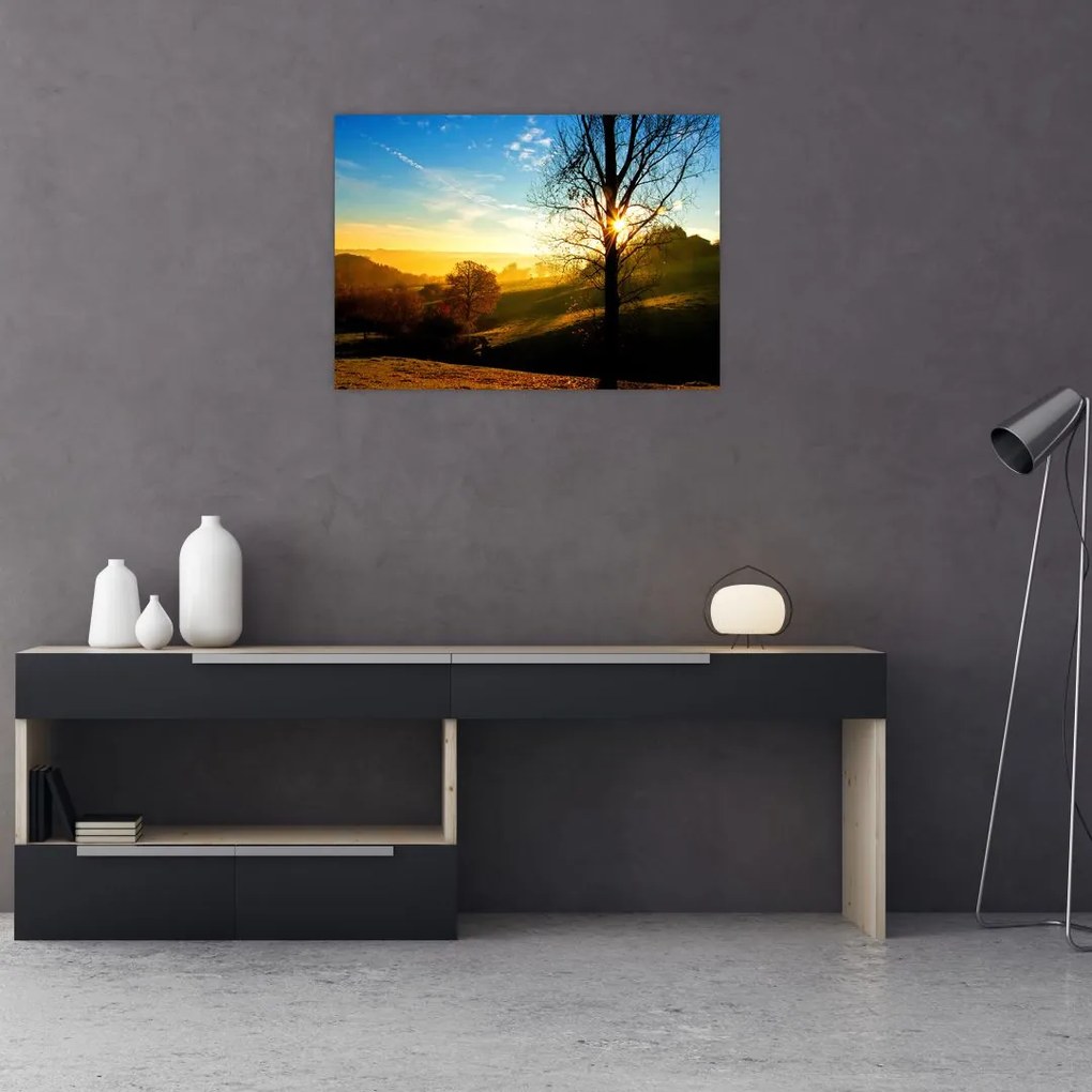 Tablou cu răsăsrit de soare (70x50 cm)