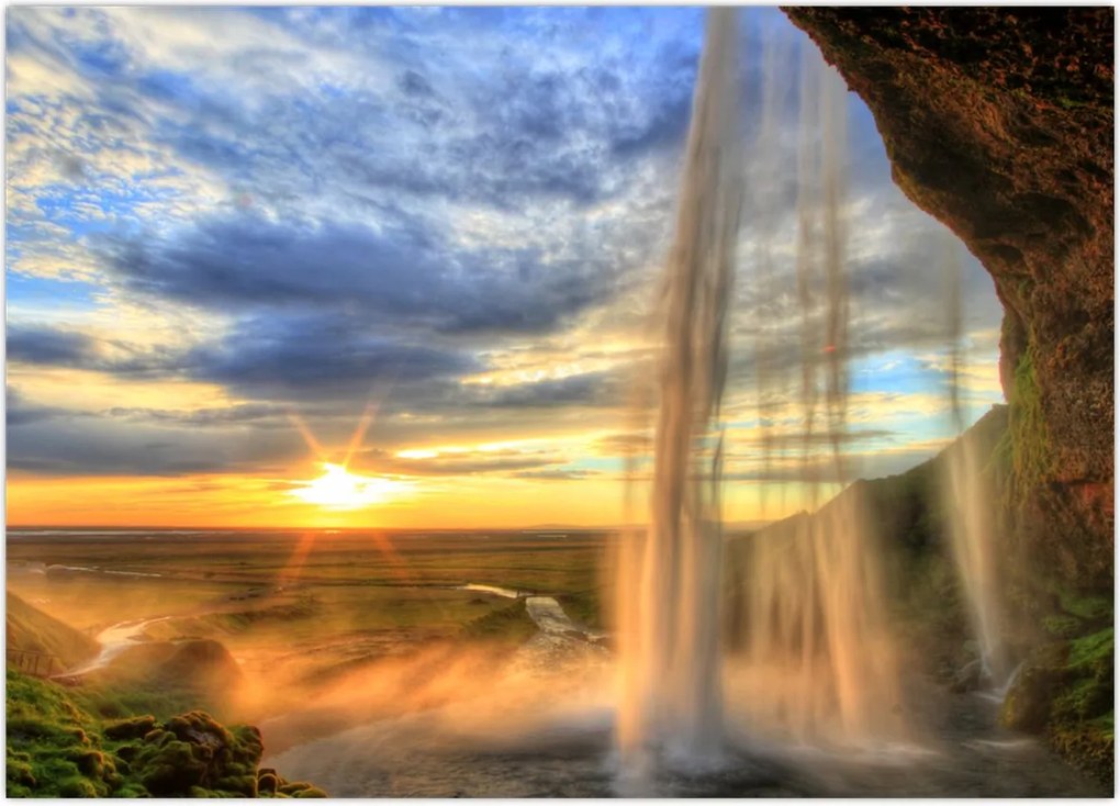 Tablou - Cascadă (70x50 cm)