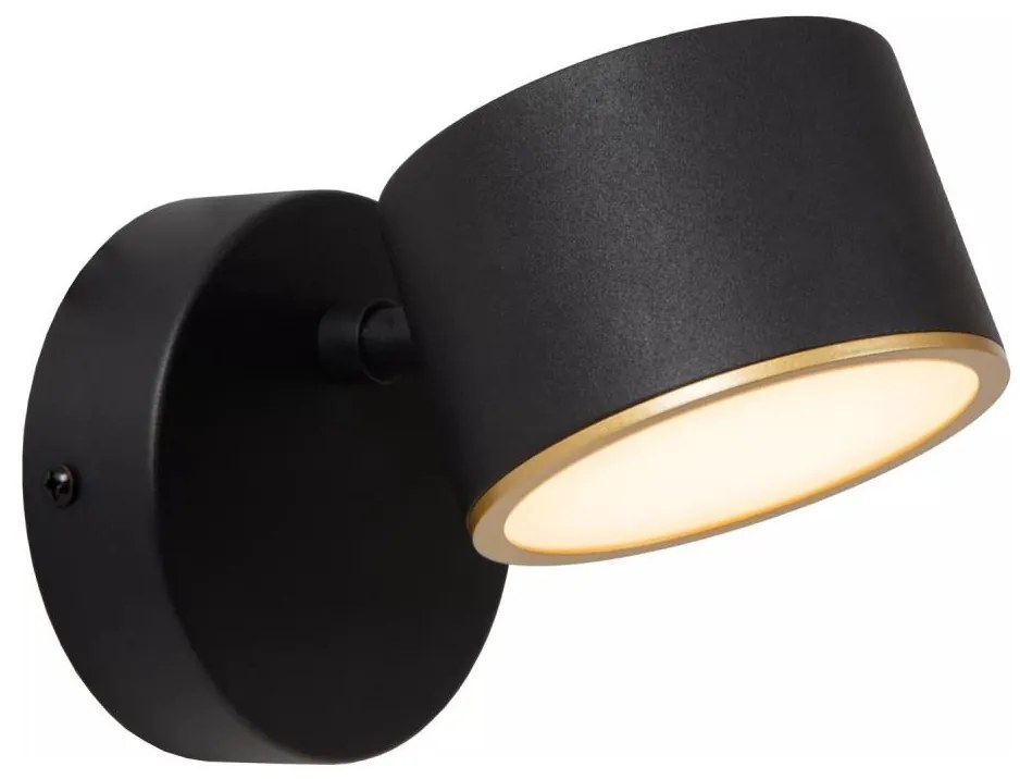 Lucide 44217/08/30 - Aplică spot de perete GIAN, LED/9W/230V, negru