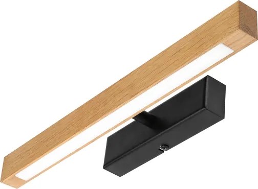 Lampă LED pentru tablouri VERDE LED/5,5W/230V 3000K 46 cm stejar/negru