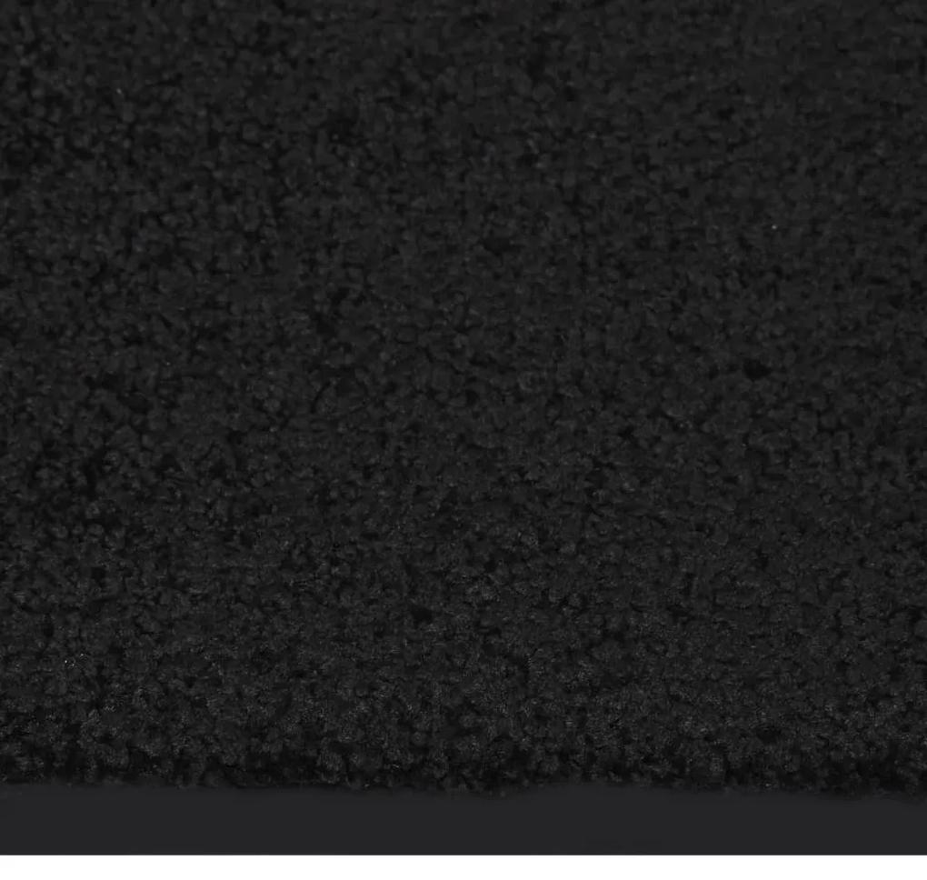 Covoras de usa, negru, 60x80 cm 1, Negru, 60 x 80 cm