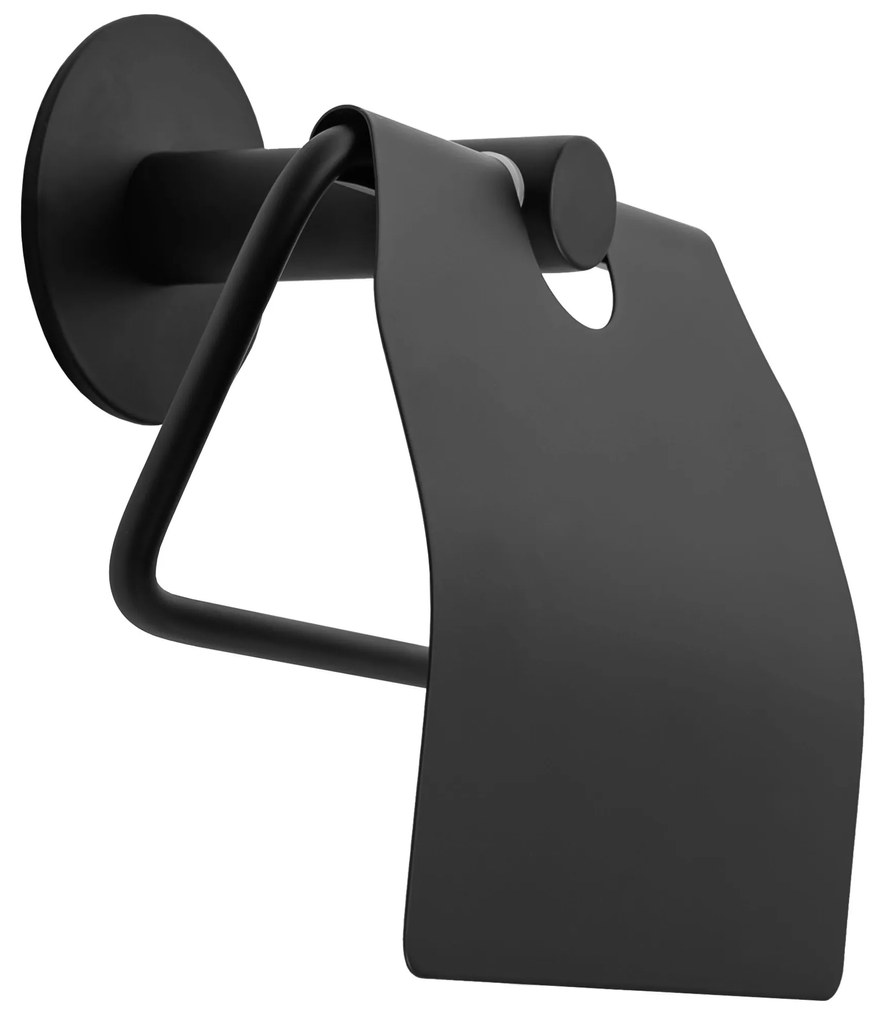Suport hârtie igienică Black 322219A DUO