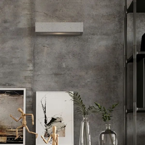 Aplică VEGA 2xE27/60W/230V 50 cm beton Sollux SL.0993