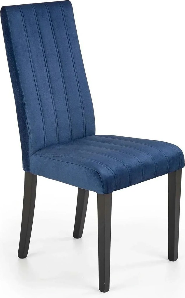 Scaun DIEGO 2, negru/albastru, 47x59x99 cm