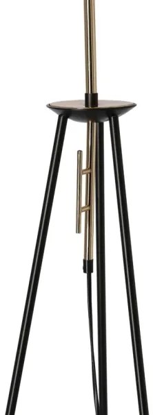 Lampadar TAFLO 1xE27/60W/230V alb/negru/auriu