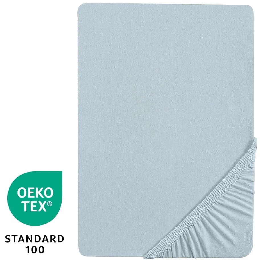 Cearceaf pentru copii din bumbac organic pentru pătuț cu elastic 140x70 cm Lil Planet – Roba