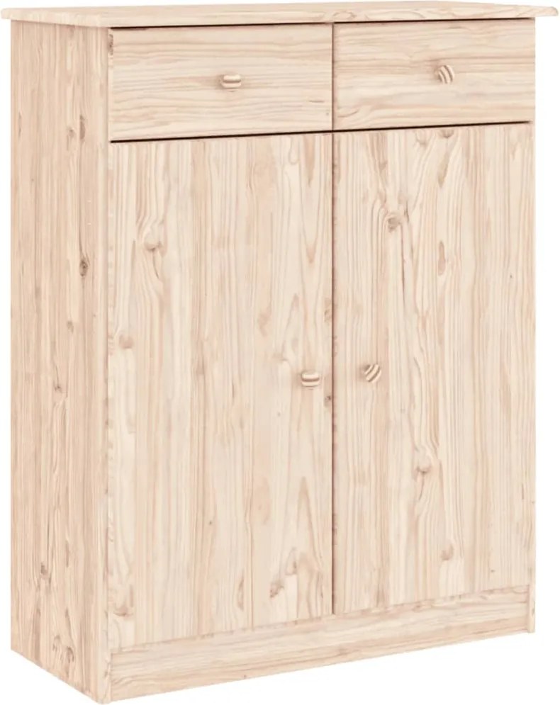 vidaXL Noptieră ALTA, 77x35x96 cm, lemn masiv de pin