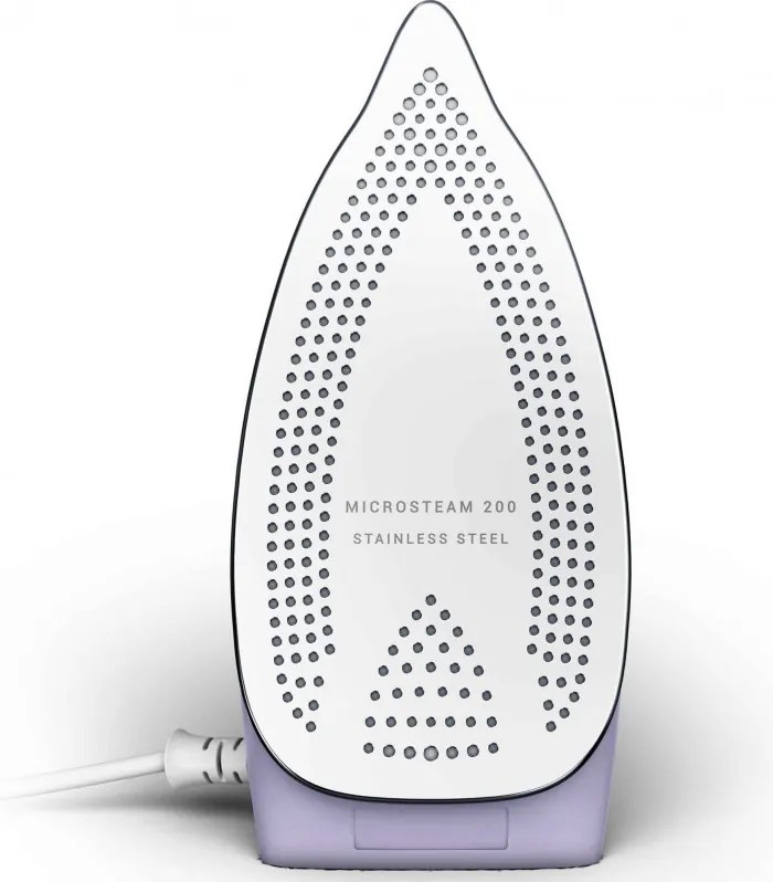 Fier de călcat Tefal DB1612E0, 1000 W, 70 ml, Dry&Steam, abur vertical, Microsteam 200, alb/violet