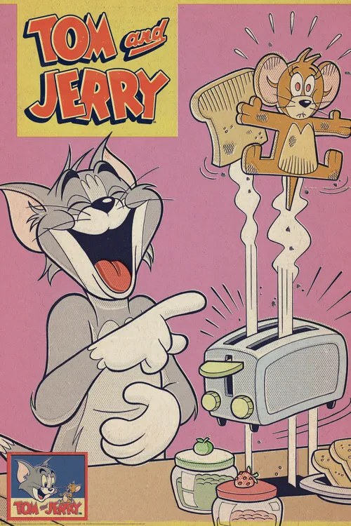 Poster de artă Tom & Jerry - Comics Cover