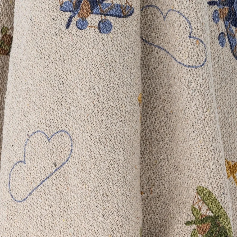 Pătură pentru copii crem 130x160 cm Plane – Bloomingville Mini