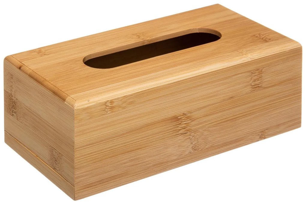 Cutie pentru șervețele, bambus, 25 x 13 x 8,5 cm