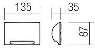 Redo 90009 - Lampă LED de orientare pentru exterior TAMPA, 11W, 230V, IP54, albă