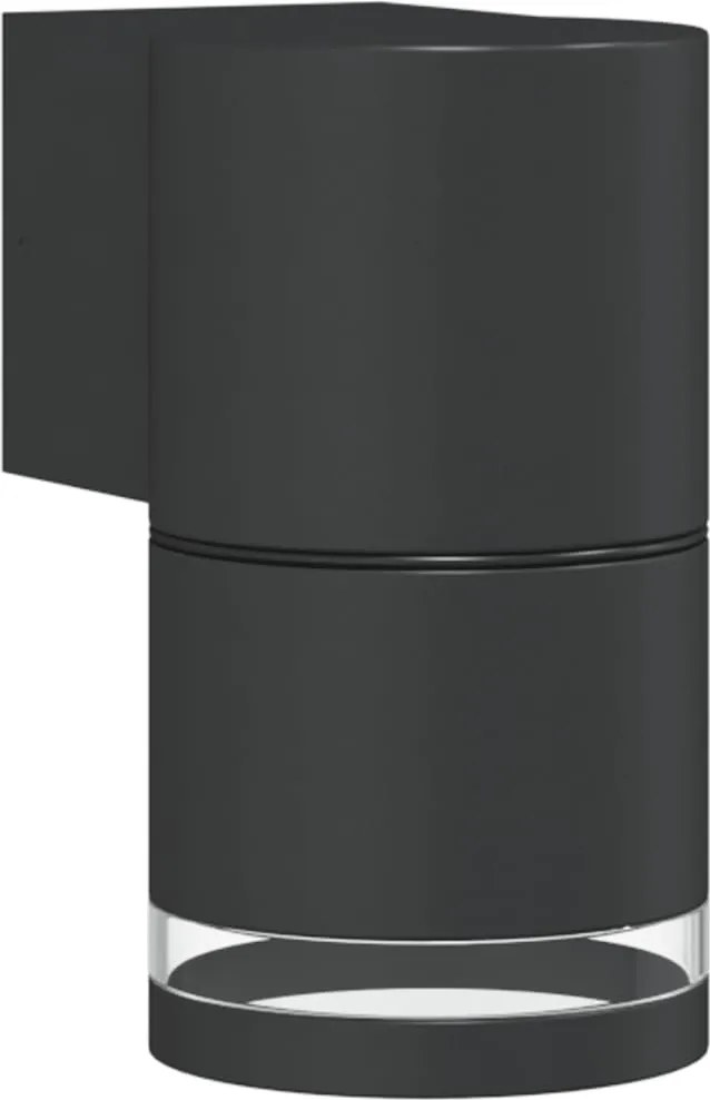 vidaXL Lampă exterioară de perete, negru, aluminiu turnat sub presiune