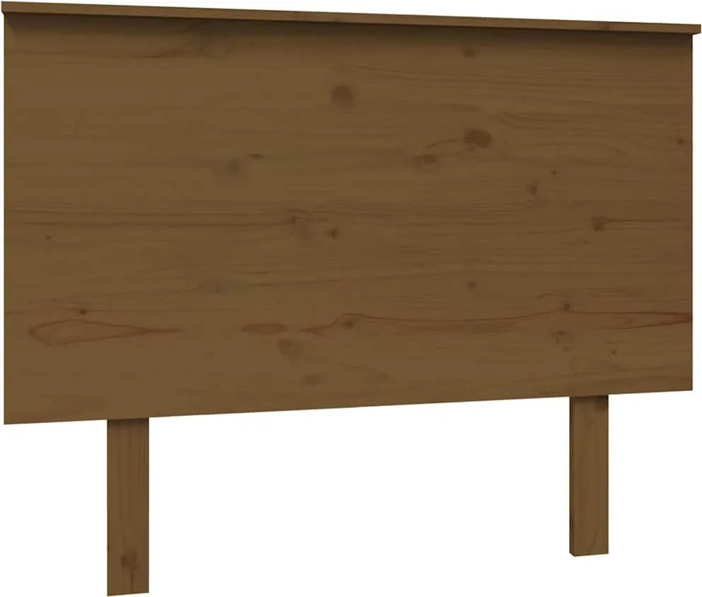 vidaXL Tăblie de pat, maro miere, 104x6x82,5 cm, lemn masiv de pin