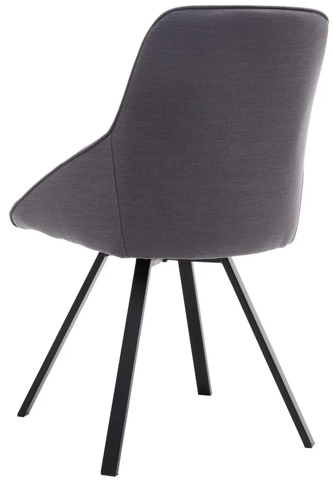 Scaun sufragerie Yenkee  (melva 94 + negru). 1099291