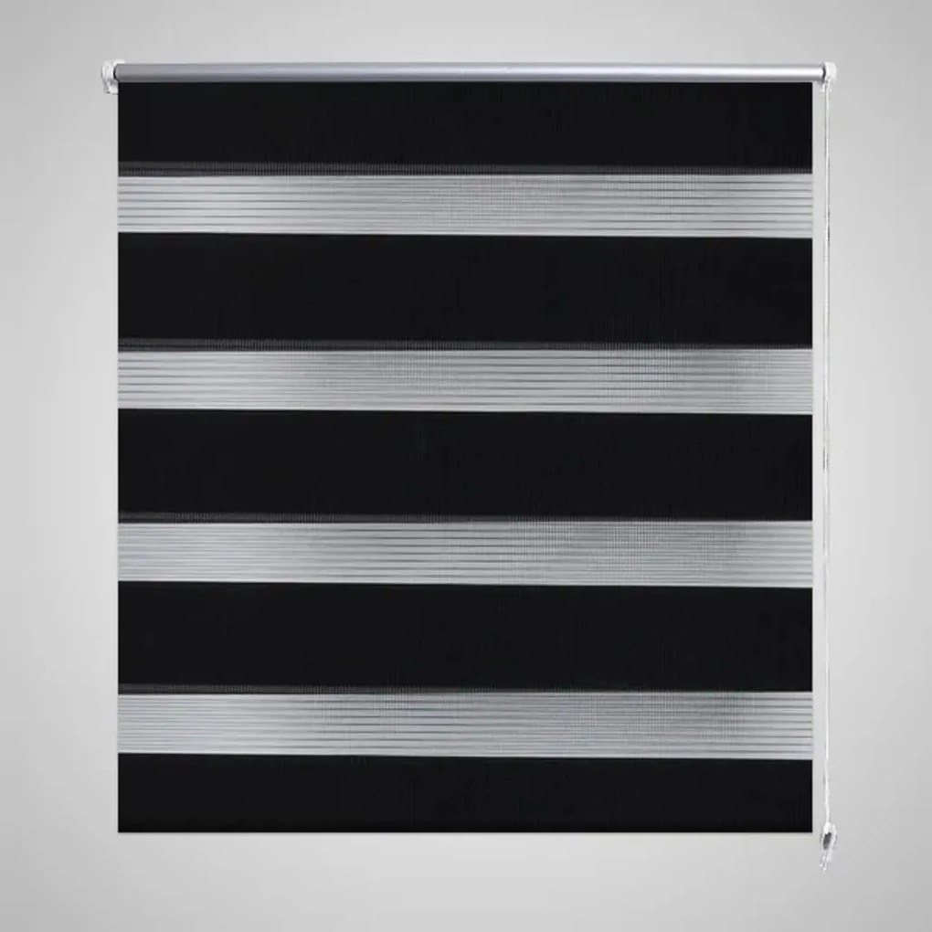 Jaluzea tip zebra, 100 x 175 cm, negru Negru, 100 x 175 cm