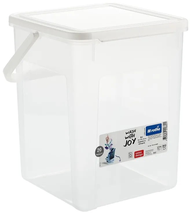 Cutie de depozitare din plastic cu capac – Rotho