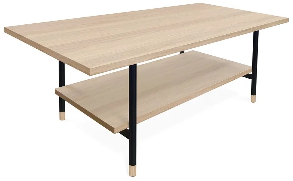 Măsuță de cafea în culoare naturală cu blat cu aspect de lemn de stejar 60x120 cm Jugend – Woodman