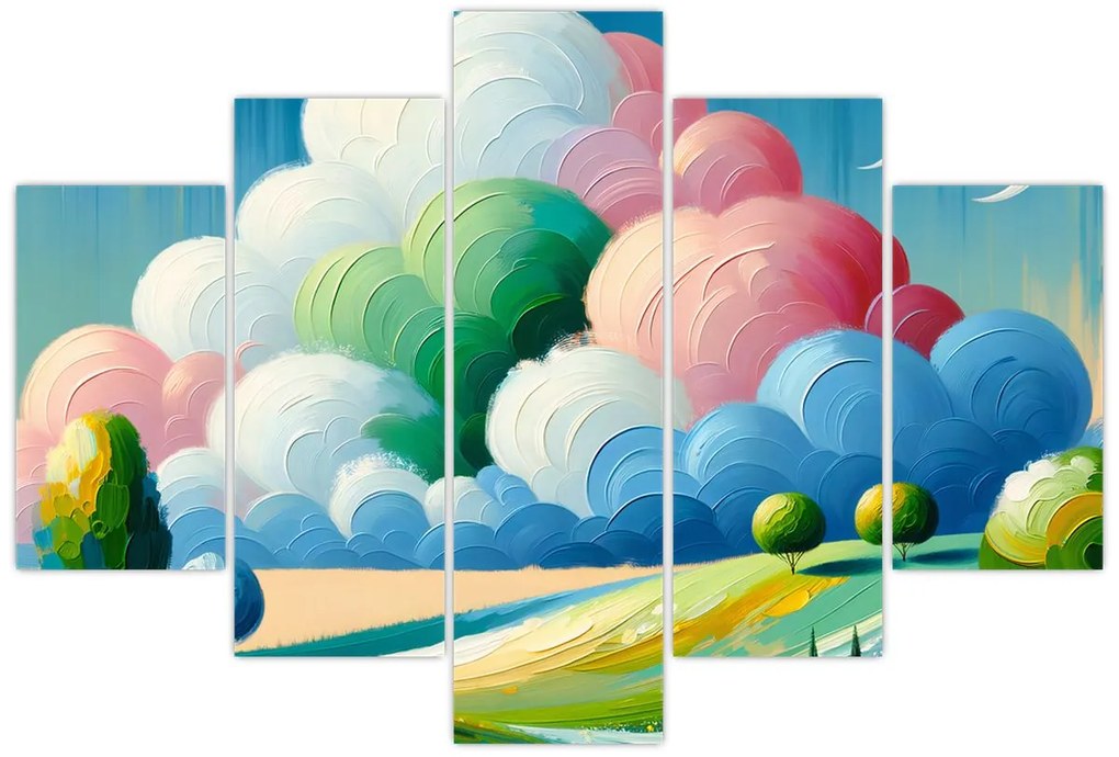 Tablou - Peisaj cu nor (150x105 cm)