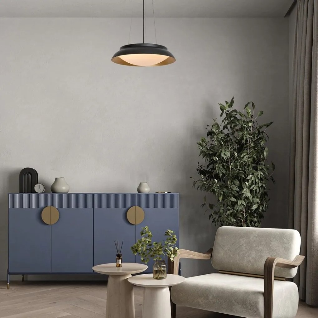 Lustra LED suspendata moderna Hafsa 40cm