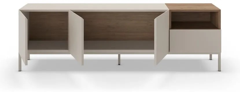 Comodă TV crem 180x55 cm Cailin – Marckeric