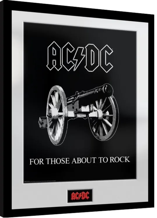 Poster înrămat AC/DC - For Those About to Rock