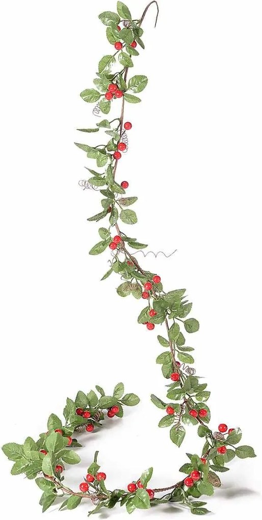 Ghirlanda artificiala cu merisoare 142 cm