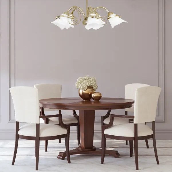 Lustră pe tijă KOKARDA 5xE14/60W/230V