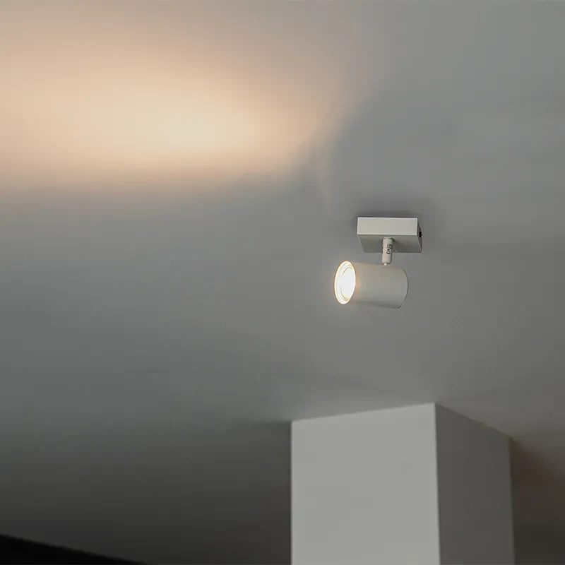 Spot modern alb reglabil pătrat - Jeana