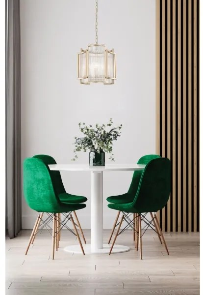 Lustră pe lanț Zuma Line P0528-03A-V6AC SERGIO 3xE14/60W/230V auriu