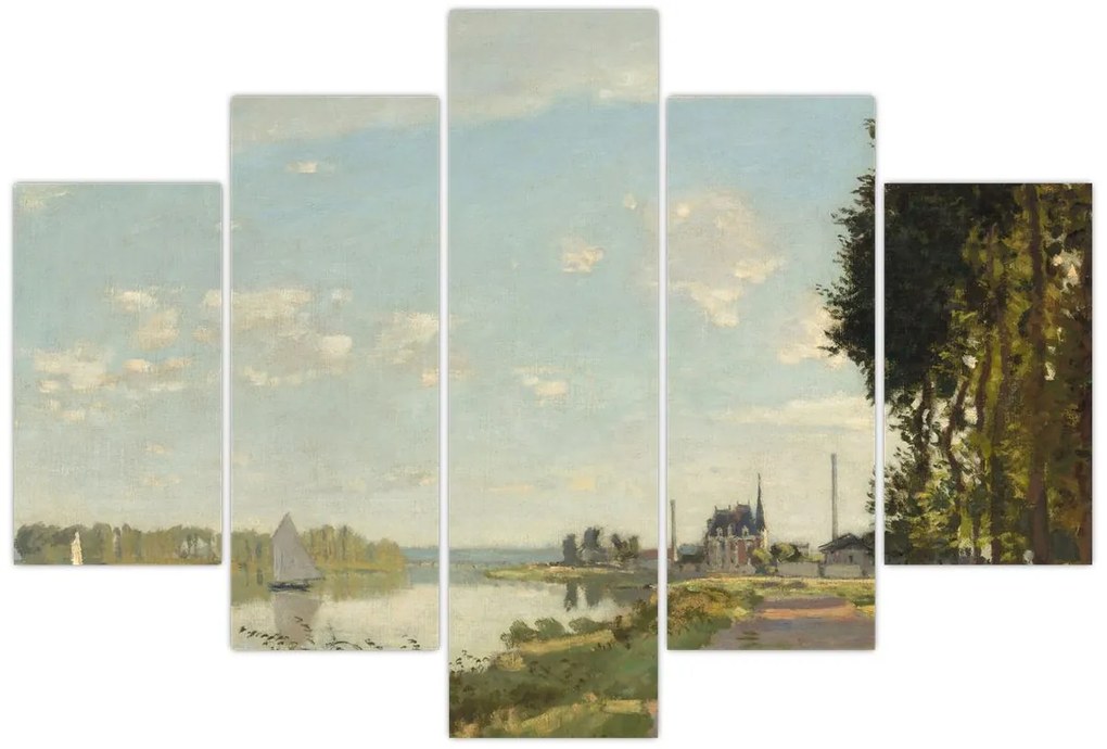 Tablou - Claude Monet, Argenteuil, reproducere (150x105 cm)