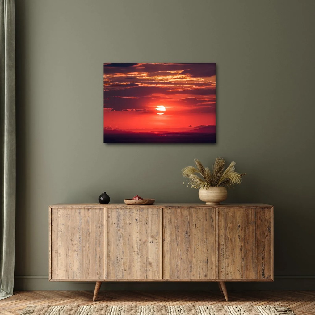 Tablou cu soarele colorat (70x50 cm)