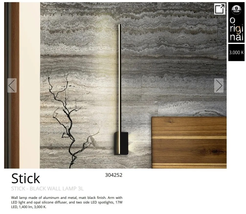 Aplica LED design liniar modern minimalist Stick