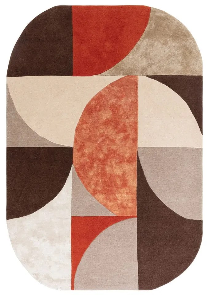 Covor cărămiziu din lână 200x300 cm Spice – Asiatic Carpets