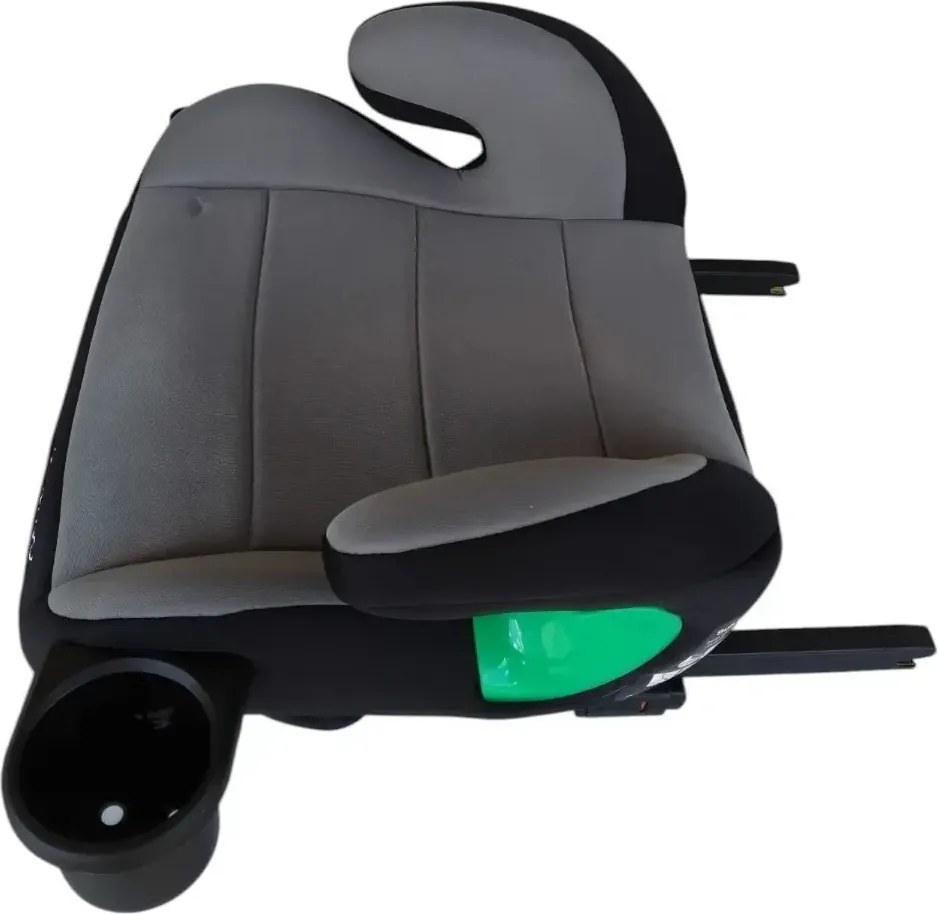 Inaltator auto XXL cu ISOFIX si suport pahar NOVOKIDS Splend'or Edition HF-02, R129 i-Size, 125-150 cm, Gri
