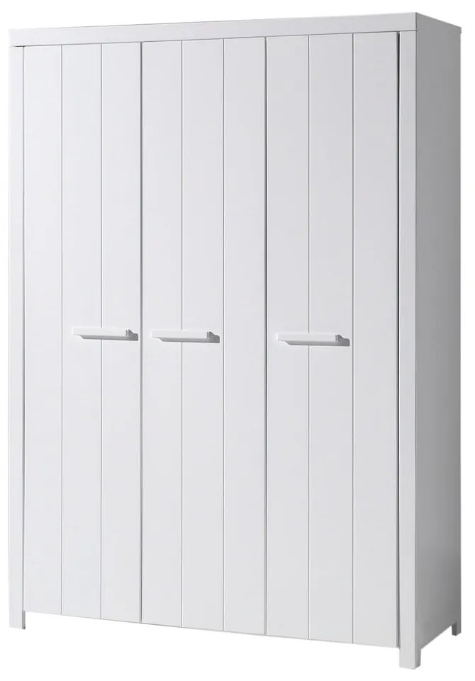 Dulap Vipack Erik, lățime 144 cm, alb