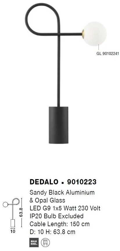 Veioza/Lampa de masa design minimalist DEDALO