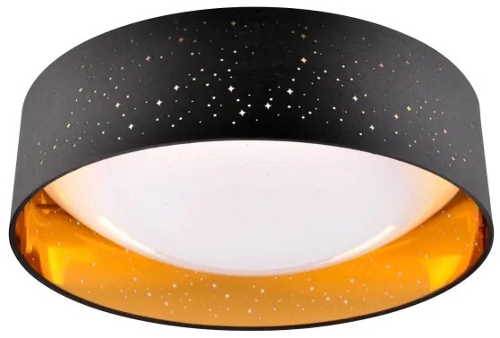 Plafonieră LED TULUZA LED/24W/230V d. 40 cm negru