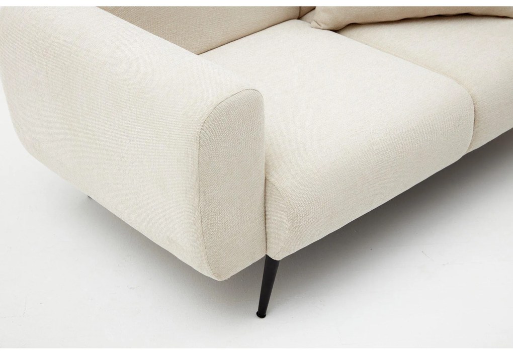 Canapea 2-locuri Slider (crem + negru). 1106658