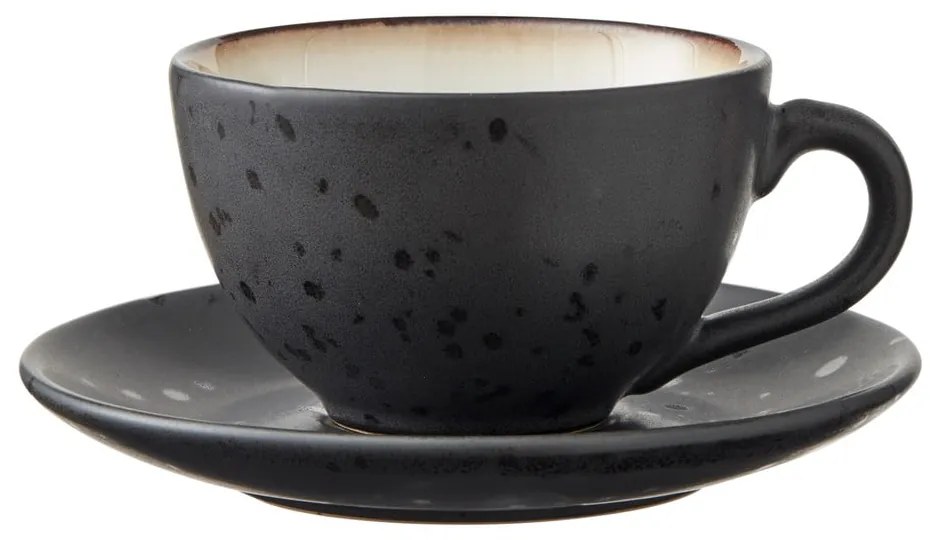 Cești negre 4 buc. din ceramică 240 ml Gastro Black/Mix – Bitz
