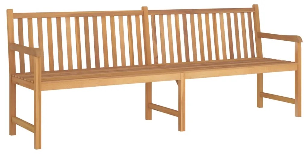 vidaXL Bancă de grădină, 228 cm, lemn masiv de tec