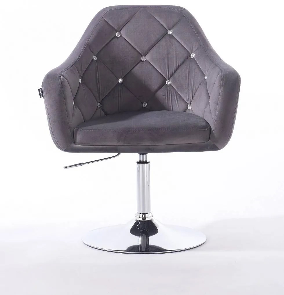 HR830N Scaun Catifea Grafit