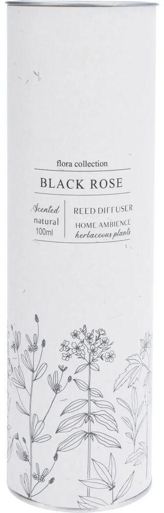 Difuzor arome Flora Collection, Black Rose, 100 ml, 6 x 9,5 cm