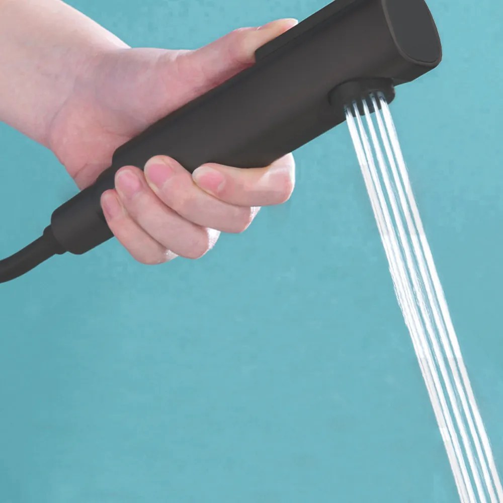 Set de duș multifuncțional Eliz negru